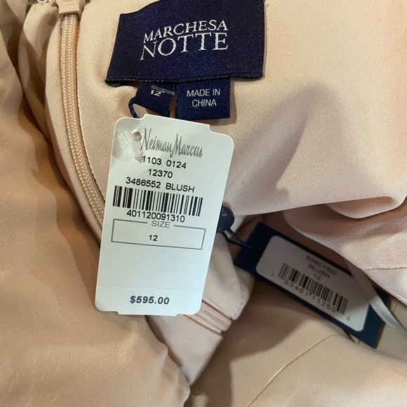 Marchesa Notte BRAND NEW Blush Dress